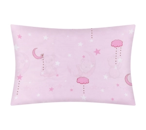 Bellatex Polštářek VIOLA 40x60 cm Medvídek Růžová,Bílá
