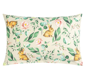 Povláček bavlna - 40x60cm na zip ( pouze povlak ) - Zajíček v lupení