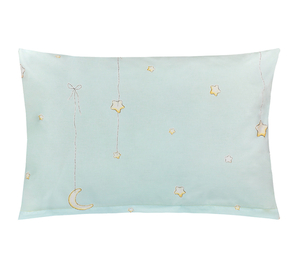 Bellatex Povláček bavlna 40x60cm na zip ( pouze povlak ) Hvězda mentolová