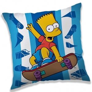 Jerry Fabrics polštářek Simpsons Bart skater 40x40 cm  