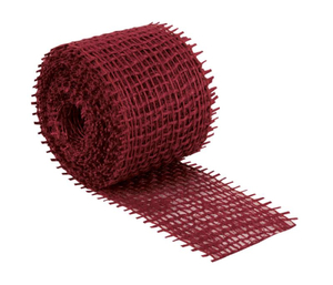Bellatex Jutový dekorační pásek 3m x 4 cm červená