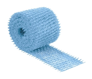 Jutový dekorační pásek - 3m x 4 cm - světlá modrá
