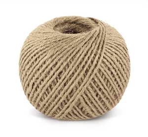 Jutový motouz - klubko 200g , cca 130 m , průměr 1.75 mm - přírodní