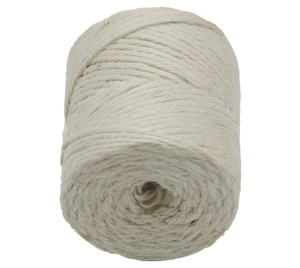 Jutový motouz - cívka - cívka 200g , cca 60 m , průměr 3.5 mm - bělená