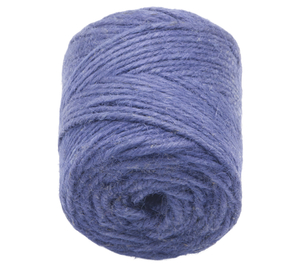 Jutový motouz - cívka - cívka 200g , cca 60 m , průměr 3.5 mm - modrá