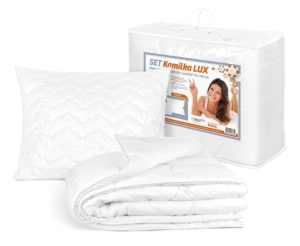 Bellatex SET Kamilka LUX peřina a polštář 140x200, 70x90 cm Bílá Bellatex SET Kamilka LUX peřina a polštář 140x200, 70x90 cm Bílá