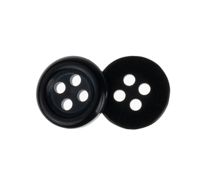 Bellatex Knoflík sada 6 ks prům. 15 mm černý
