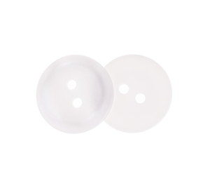 Knoflík - sada 6 ks - prům. 18 mm - lesklá růžová