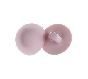 Knoflík - sada 6 ks - prům. 10 mm - tarorůžová
