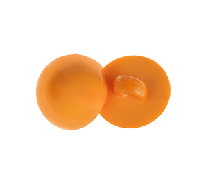 Knoflík - sada 6 ks - prům. 10 mm - oranžová