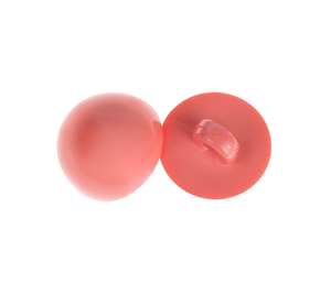 Knoflík - sada 6 ks - prům. 10 mm - růžová