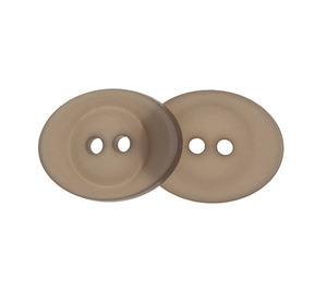 Bellatex Knoflík sada 6 ks 16x18 mm Hnědá