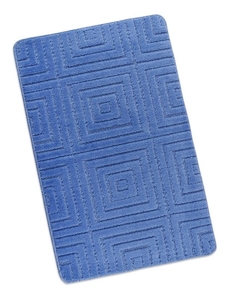 Bellatex koupelnová předložka STANDARD sv.modré čtverce 60x100 cm