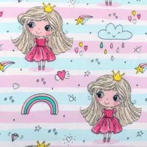 Bellatex Látka Bavlna šířka 160 cm Princezna Bellatex Látka Bavlna šířka 160 cm Princezna