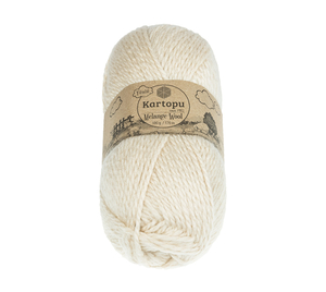 Bellatex Příze MELANGE WOOL 100g / 170 m Béžová