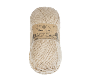 Bellatex Příze MELANGE WOOL 100g / 170 m tmavě béžová
