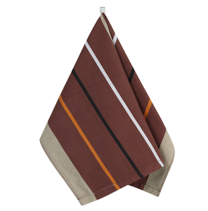 Kuchyňská utěrka 1 ks - 50x70 cm - Proužek hnědá