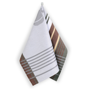 Kuchyňská utěrka 1 ks - 50x70 cm - Konvička šedá