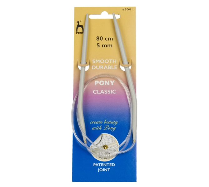 Bellatex Jehlice kruhová 5 mm, 80 cm délka Stříbrná