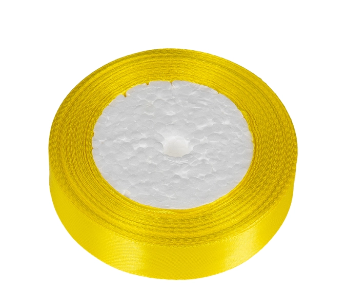 Bellatex Stuha saténová 20 mm, 22.5 m Žlutá