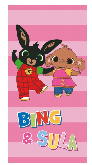 Jerry Fabrics Osuška Králíček Bing Playing together 70x140 cm
