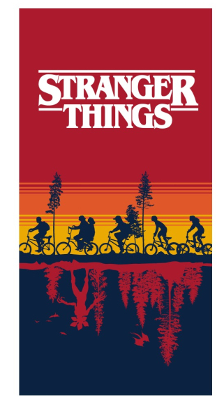 Jerry Fabrics Osuška Stranger Things 70x140 cm