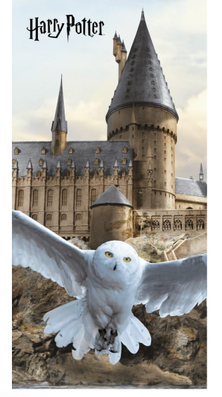 Jerry Fabrics Osuška Harry Potter Hedwig 02 70x140 cm