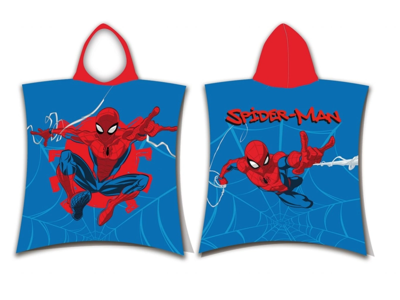 Jerry Fabrics Pončo Spider-man Webshot 50x115 cm
