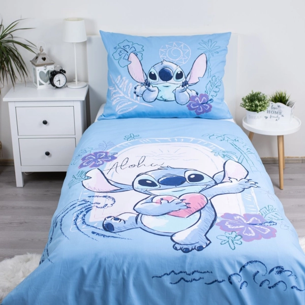 Jerry Fabrics Povlečení Lilo a Stitch Wave 140x200, 70x90 cm