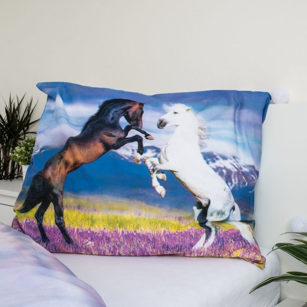 Jerry Fabrics Povlečení fototisk Horse Meadow 140x200, 70x90 cm