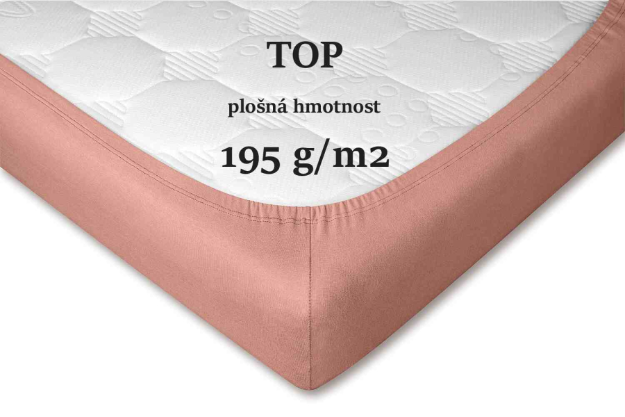 DADKA VRACOV Jersey prostěradlo béžové