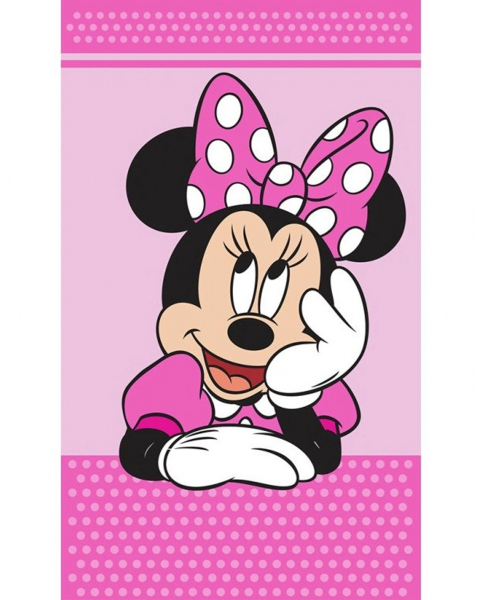 Carbotex Dětský ručník Minnie Hvězdná přání 30x50 cm
