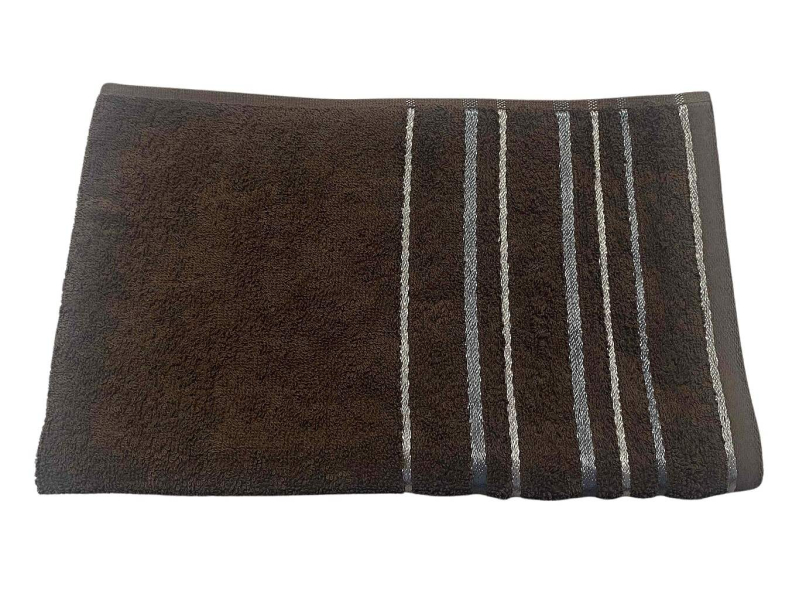 Praktik Ručník Zara 40x60 cm tmavě hnědá
