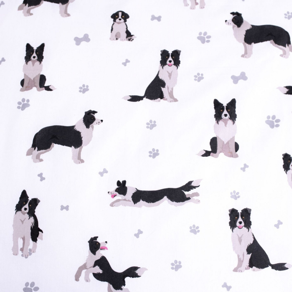 Jerry Fabrics Povlečení fototisk Border Kolie 140x200, 70x90 cm