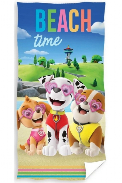 Carbotex Osuška Tlapková Patrola Čas na Plážování 70x140 cm