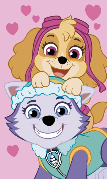 Jerry Fabrics Dětský ručník Paw Patrol Pink 30x50 cm