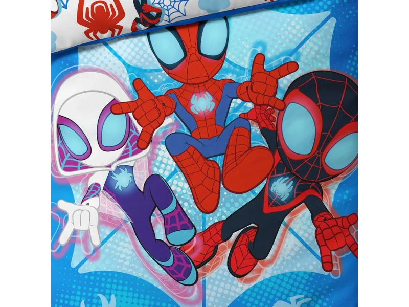 Carbotex povlečení bavlna Spidey Pavoučí Záchrana 140x200, 70x90 cm 