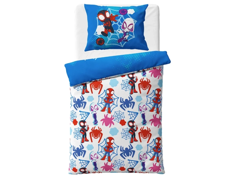 Carbotex povlečení bavlna Spidey Pavoučí Záchrana 140x200, 70x90 cm 