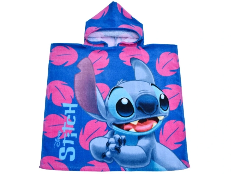 Carbotex dětské pončo Lilo a Stitch Malý Rošťák 50x115 cm 