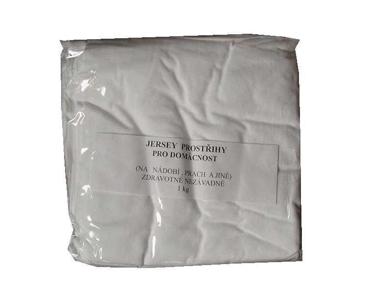 DADKA VRACOV Jersey prostřihy 1 kg malé bílé