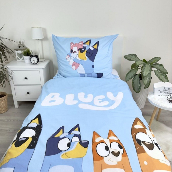 Jerry Fabrics Povlečení Bluey 140x200, 70x90 cm