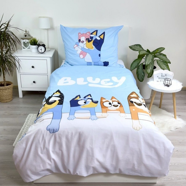 Jerry Fabrics Povlečení Bluey 140x200, 70x90 cm