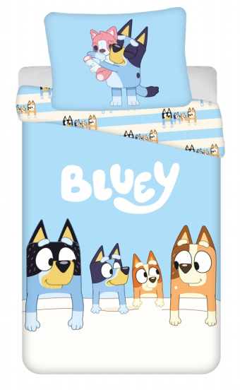 Jerry Fabrics Povlečení Bluey 140x200, 70x90 cm