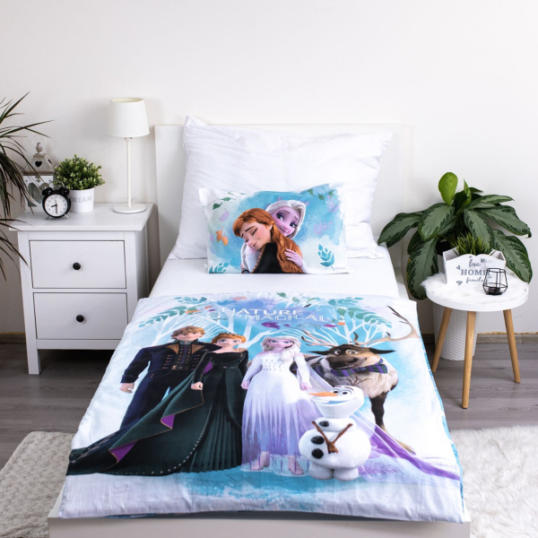 Jerry Fabrics Disney povlečení do postýlky Frozen Blue 03 baby 100x135, 40x60 cm