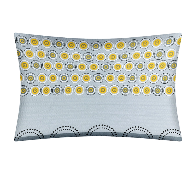 Bellatex Povláček krepový 40x60 cm Kroužek Šedá,Žlutá