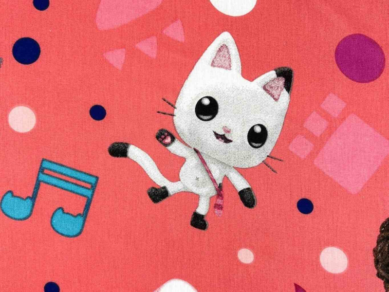 Jerry Fabrics Prostěradlo Gabbys Dollhouse 90x200x25 cm