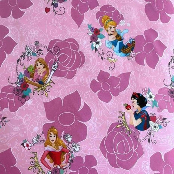 Jerry Fabrics Povlečení Princezny Pink 02 140x200, 70x90 cm