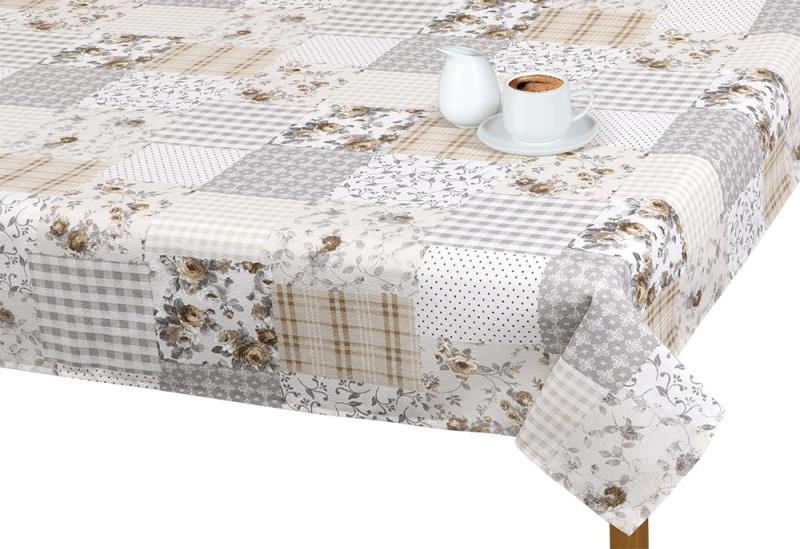 Bellatex Ubrus EMA Patchwork Šedá,Šedá