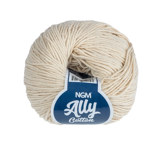Bellatex Příze ALLY cotton 50 g, 140 m Béžová