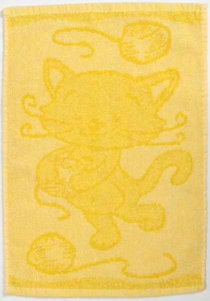Profod Dětský ručník Cat yellow 30x50 cm